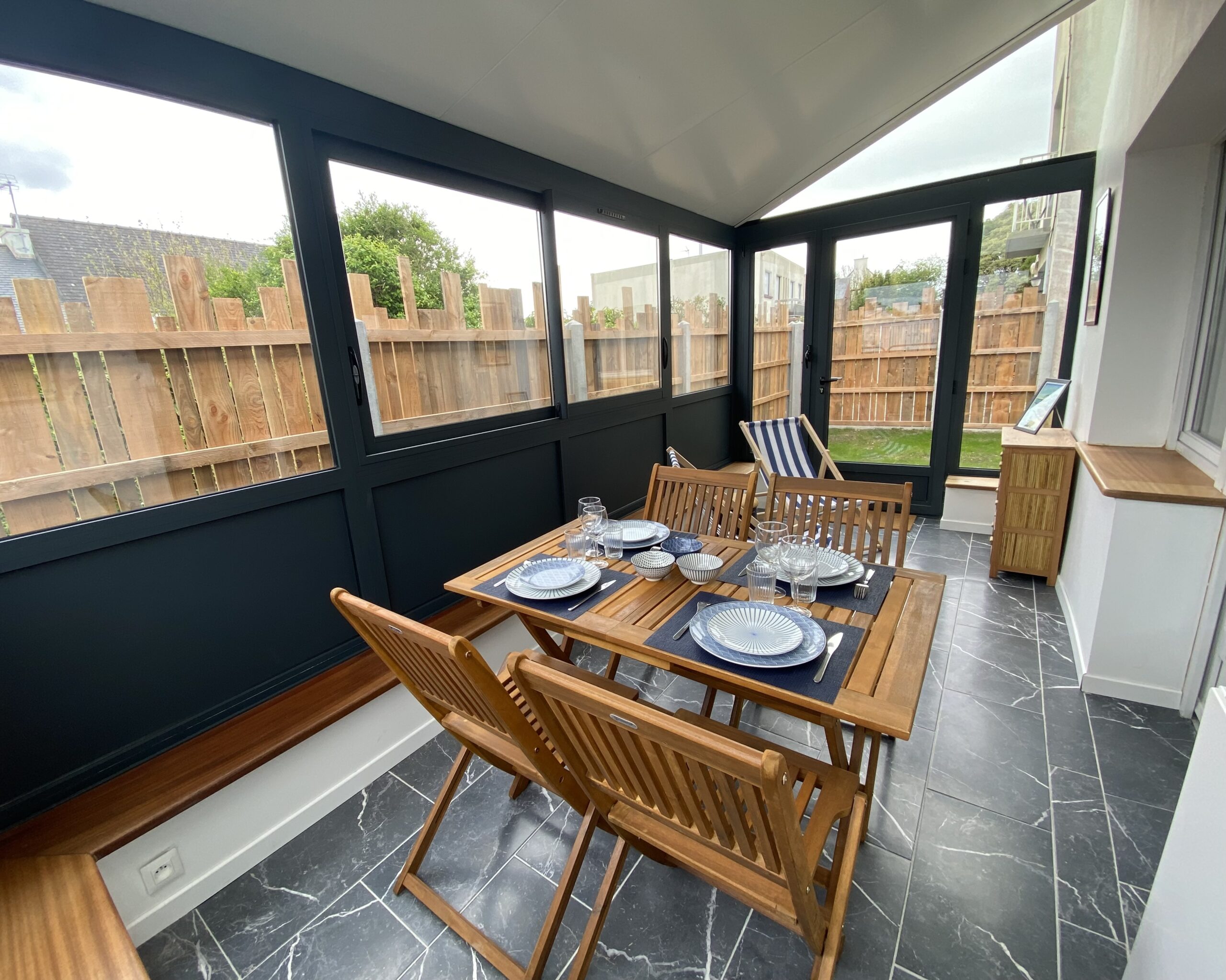 L'ECHAPPEE BLEUE - Véranda ensoleillée