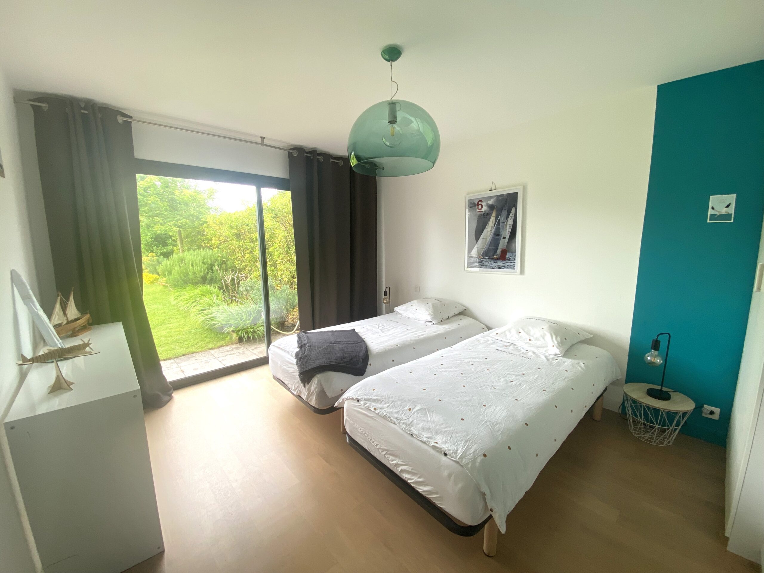 Chambre twin - LA VILLA DE LA POINTE Saint Pabu