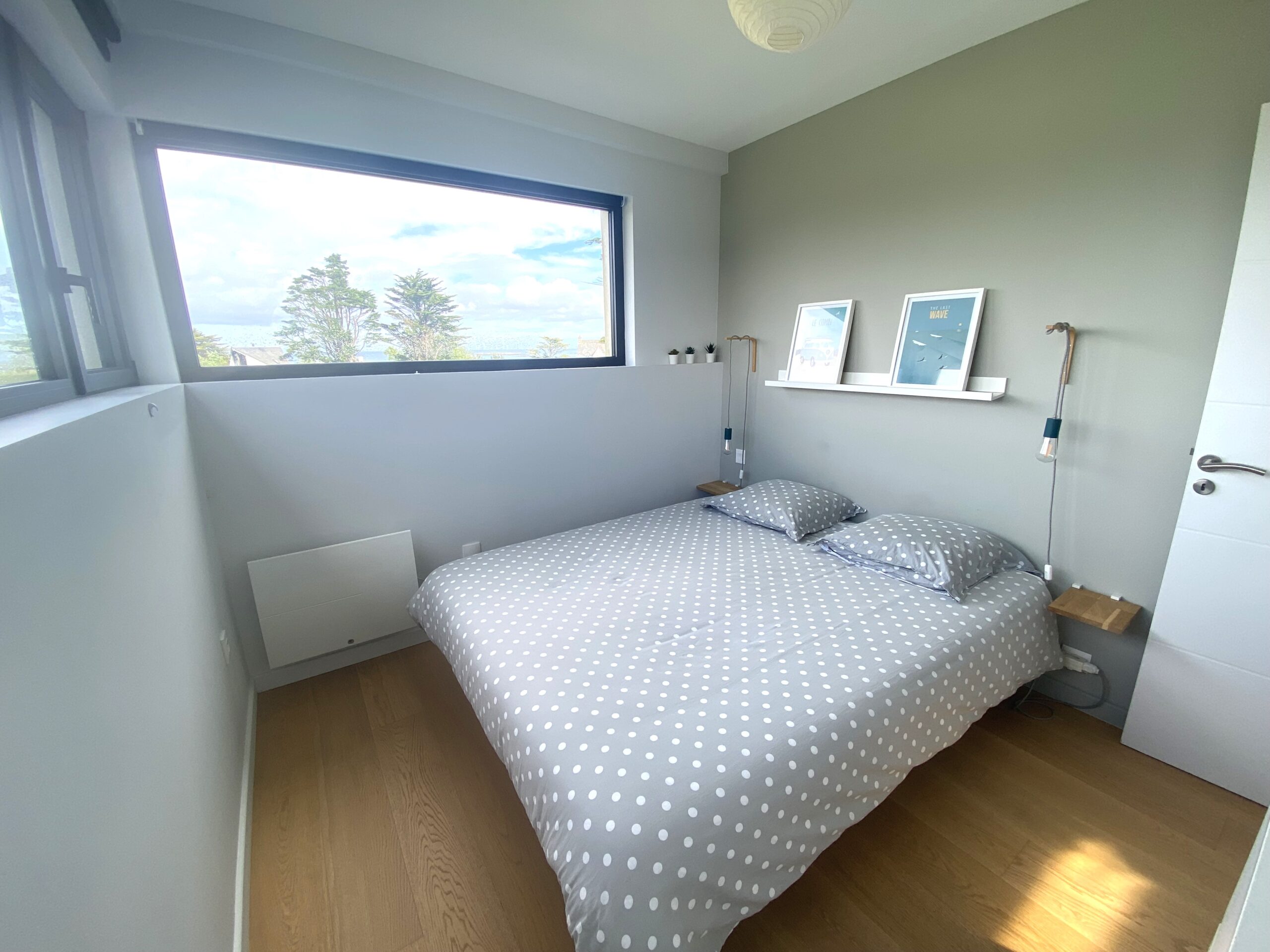 Chambre parentale - LA VILLA DE LA POINTE Saint Pabu