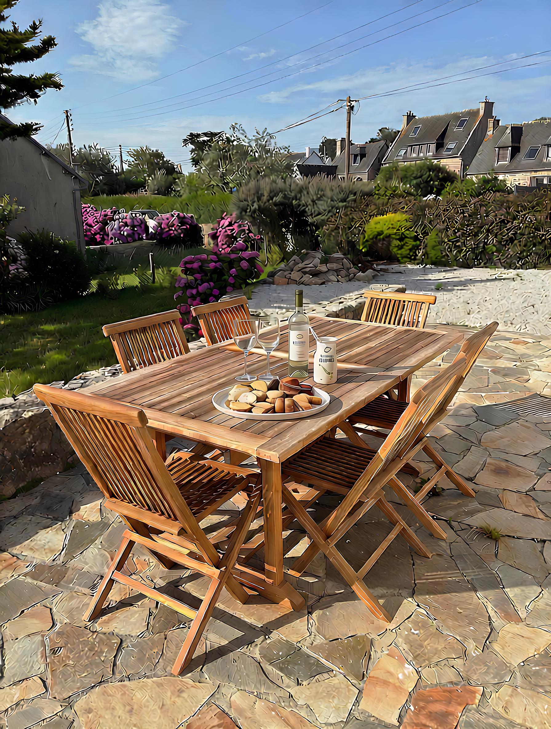 Terrasse avec vue mer - LA VIGIE DE TREMAZAN